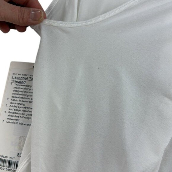 Lululemon Essential Pleated Tank Top Women’s Size 8 NWT - Picture 8 of 8